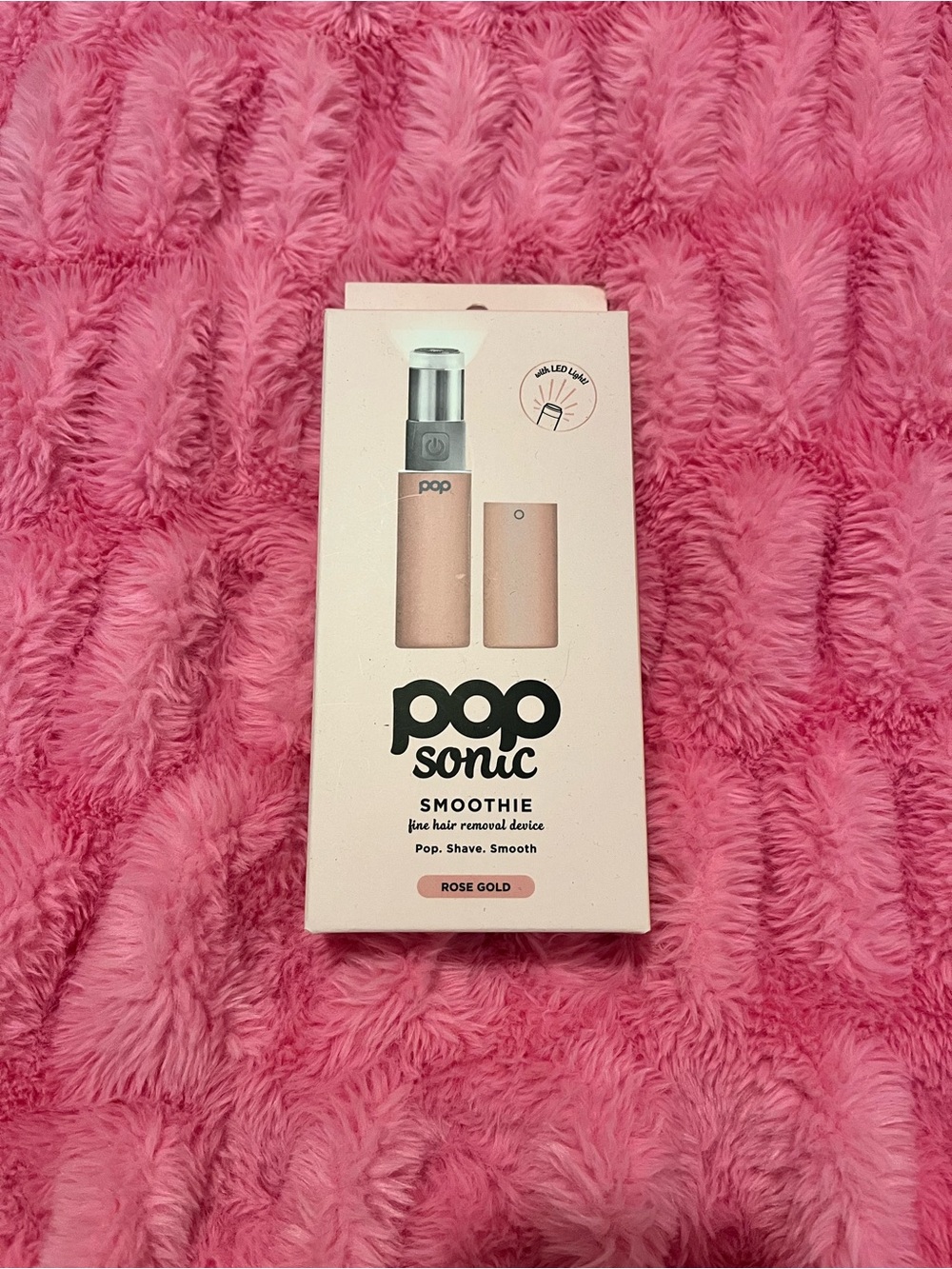 Smoothie Rose Gold Women's Fine Hair Removal Device